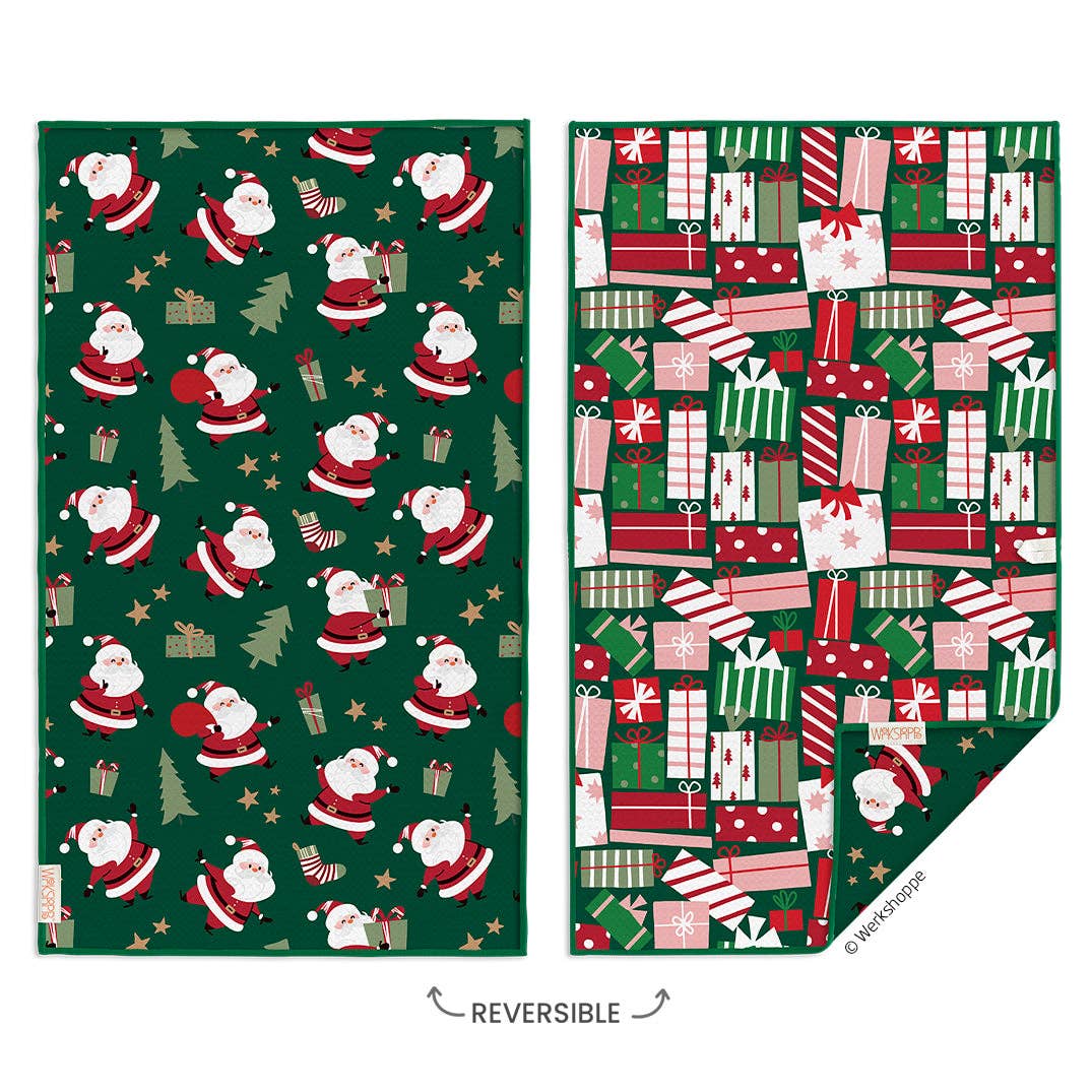 Santa's Gifts Microfiber Kitchen Towel
