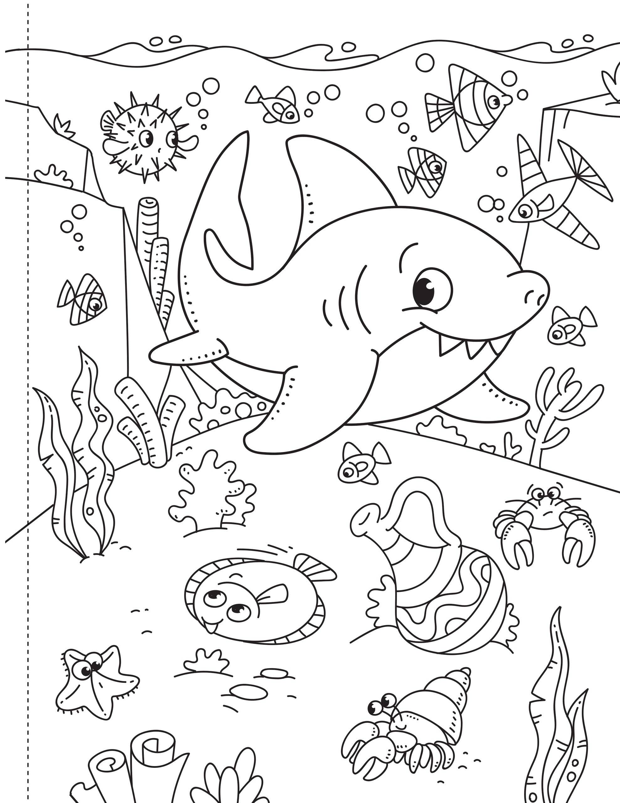 Under the Sea Coloring Book
