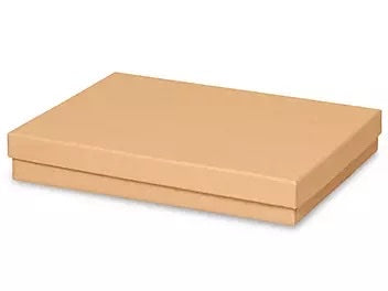 Kraft Earring/Necklace Box 7 x 5 1/2 x 1"
