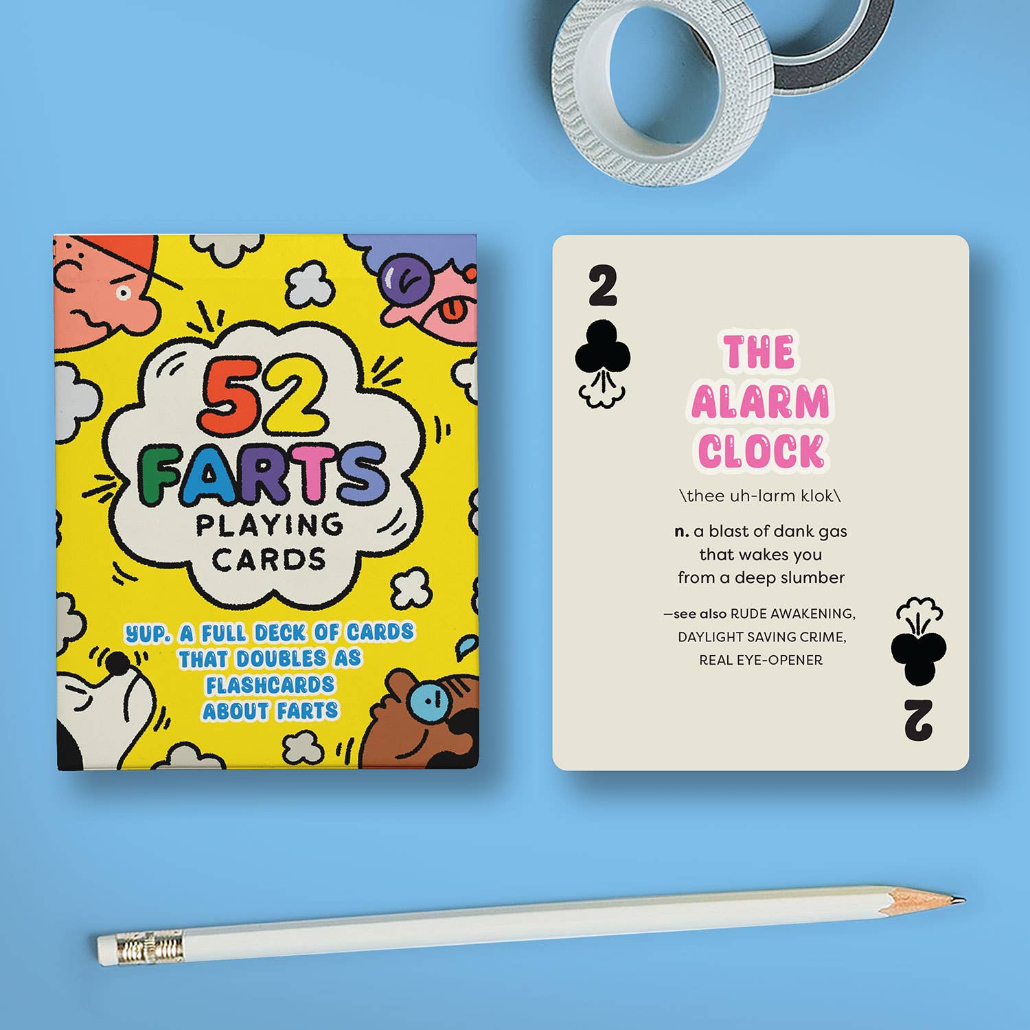 52 Fart Playing Cards