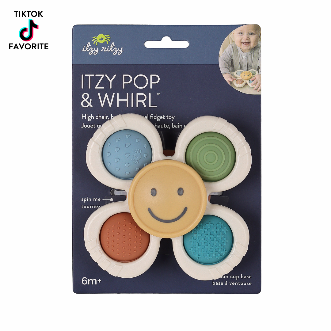 Itzy Pop & Whirl™ Fidget Spinner Toy - Smile