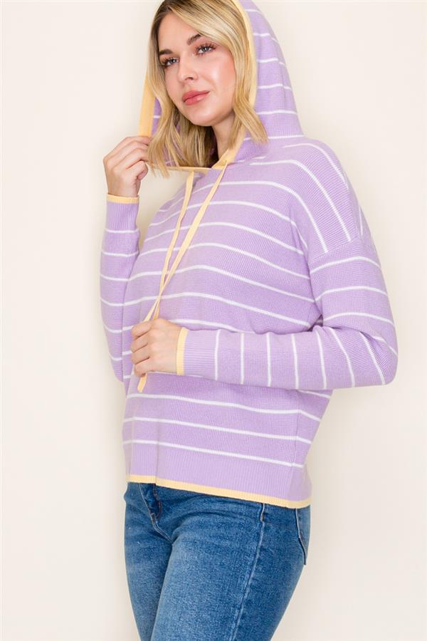 Long Sleeve Mini Waffle Hoodie