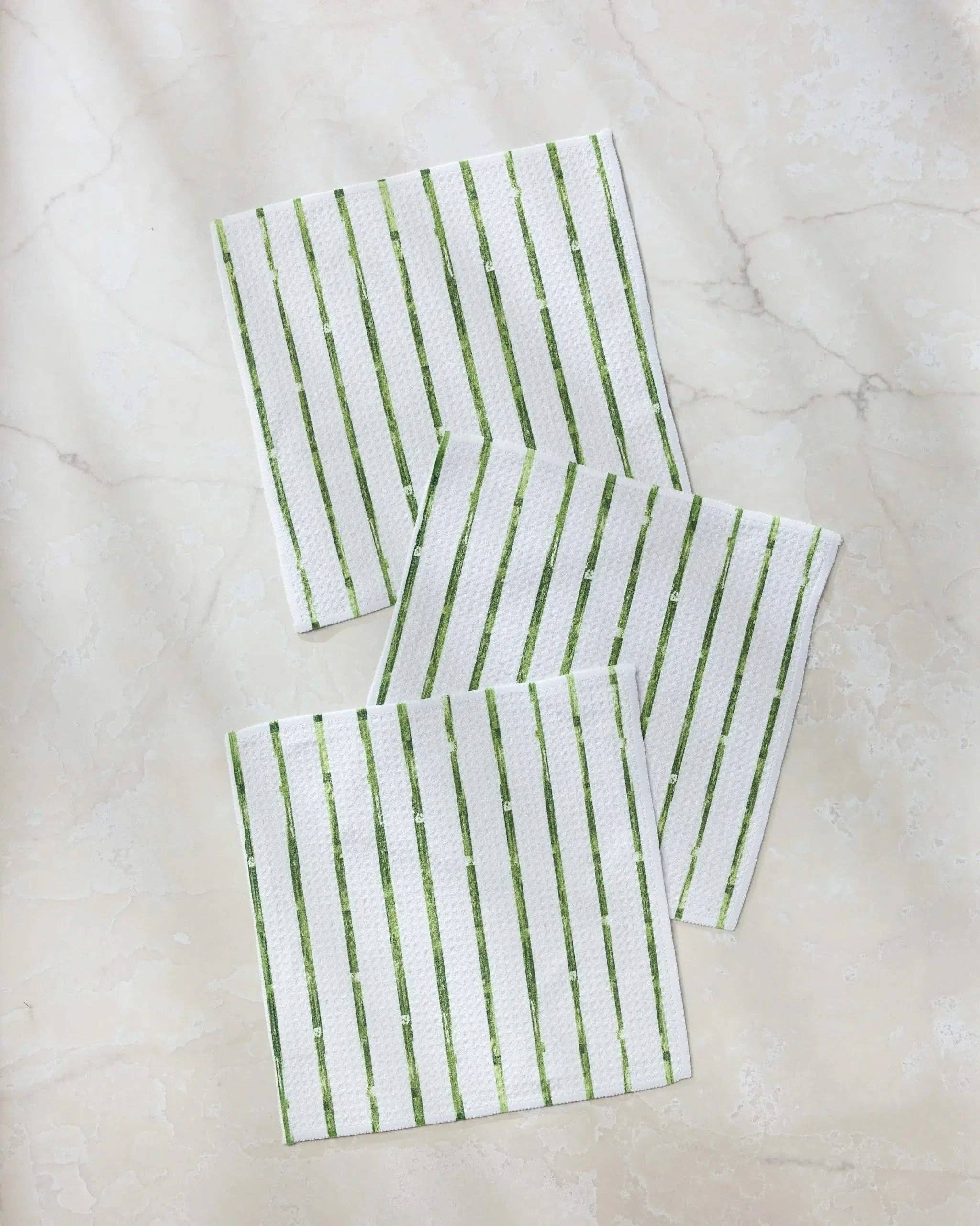 Greenhouse Stripe Dishcloth Set