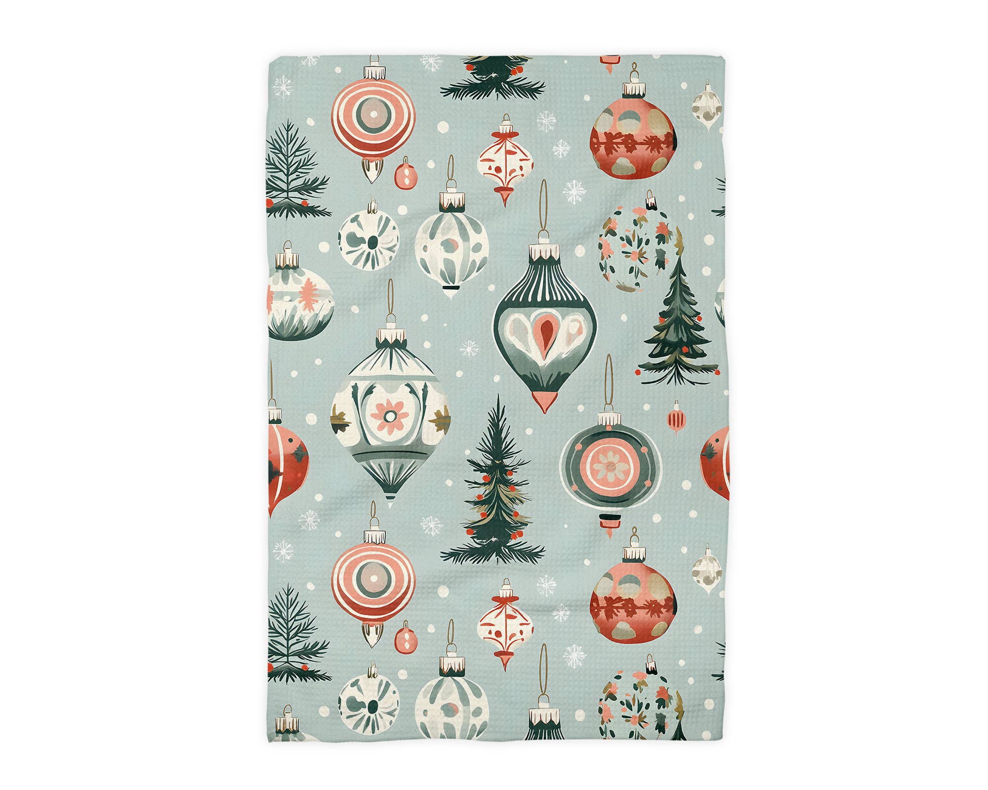 Christmas Ornament Kitchen Tea Towel