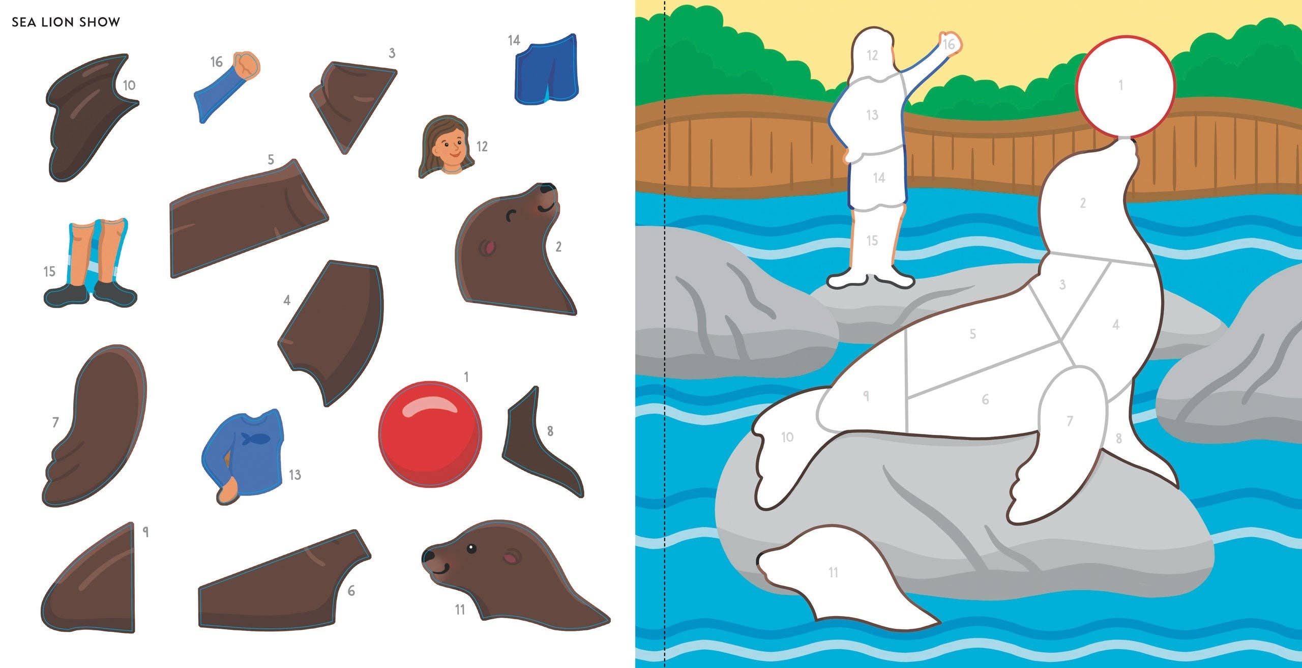 My First Color-by-Sticker Book - At the Aquarium