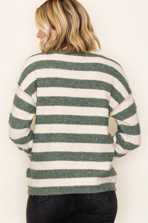 Striped Pullover Sweater