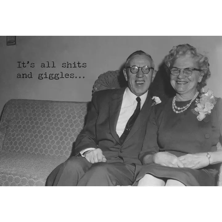 Giggles Greeting Card - Just For Fun/Age