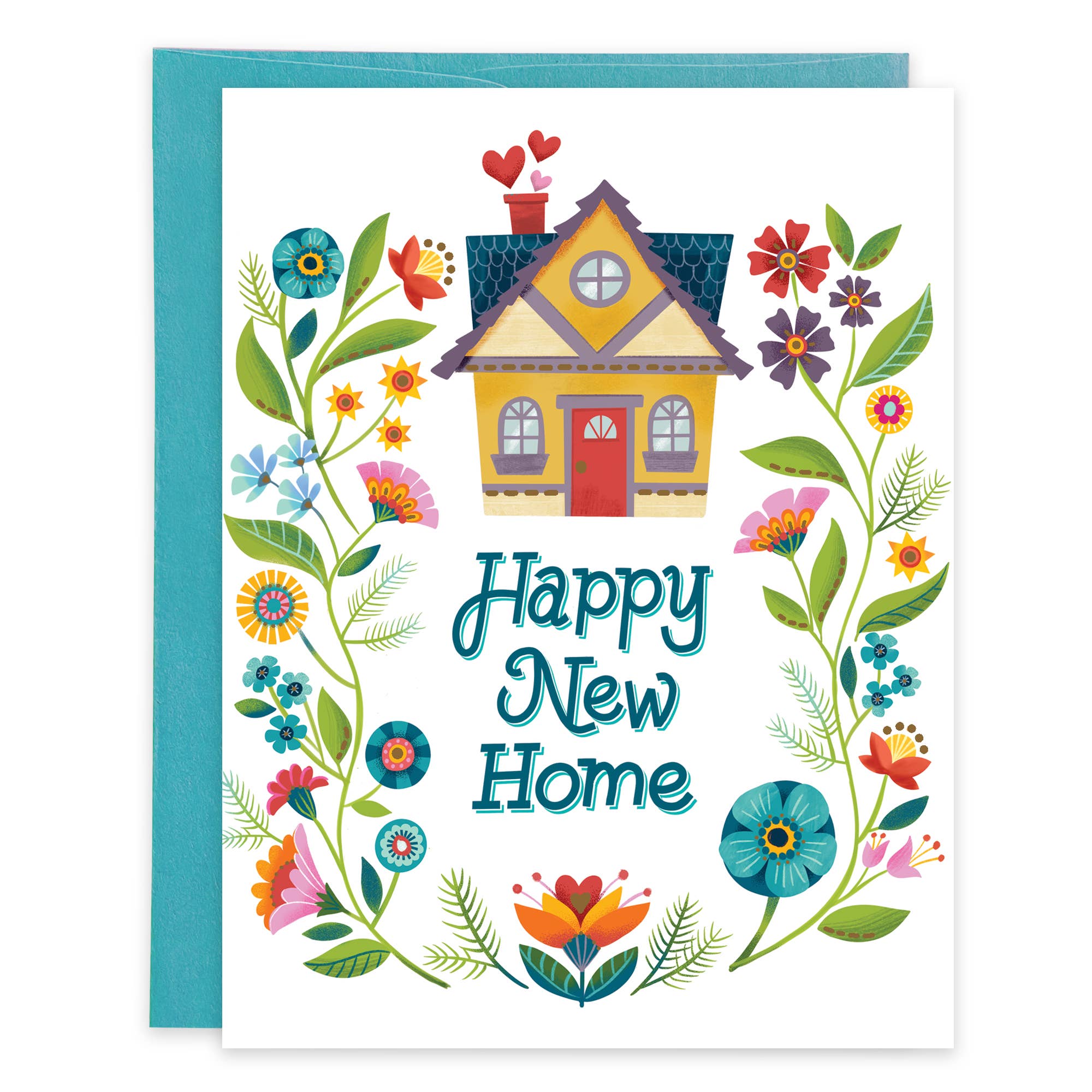 New Home Greeting Card - New Home in Bloom