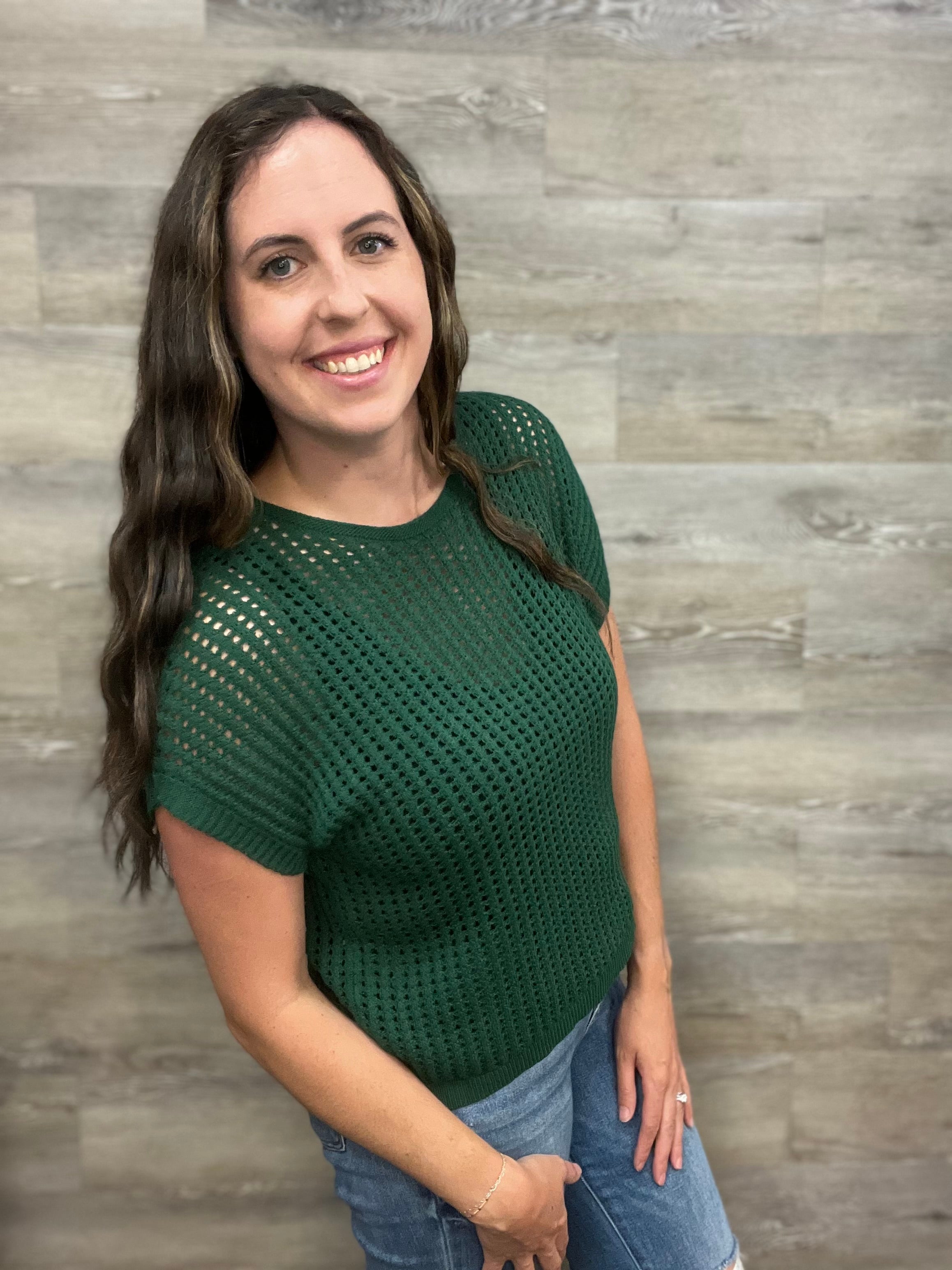 Viscose Crochet Knit Sheer Hollow Sweater FINAL SALE