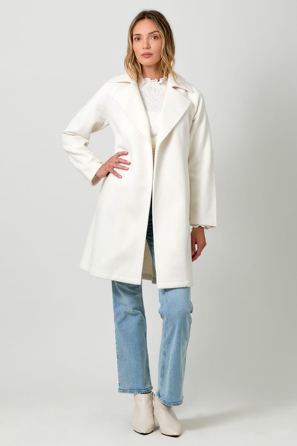 Lapel Collar Robe Coat