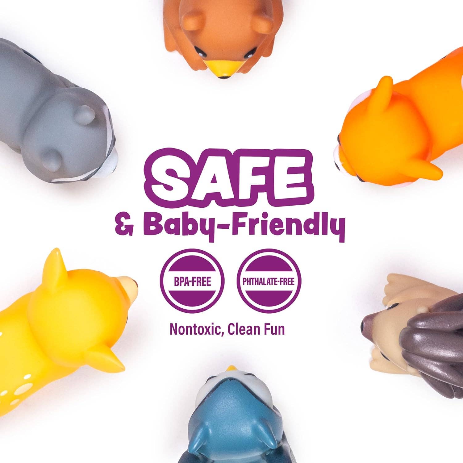 Tub Works® Woodland™ Mold Free Bath Toys