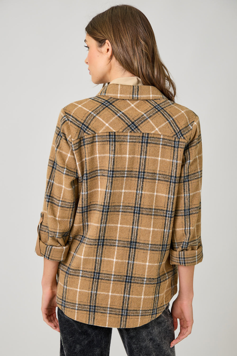 Plaid Shirt Jacket
