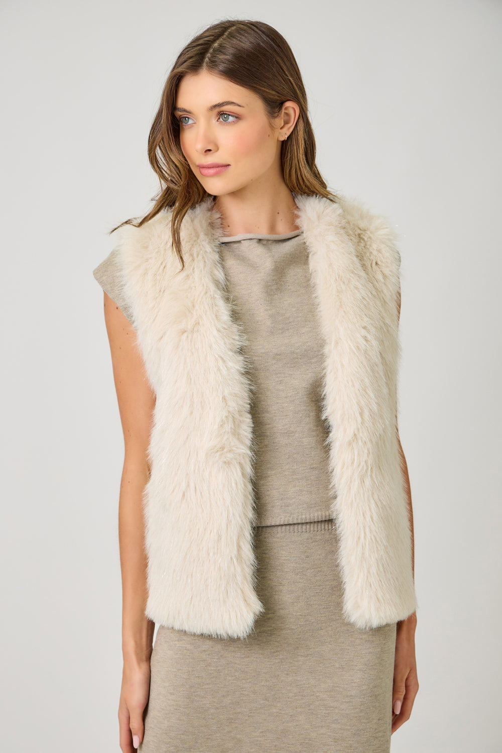 Fur Sparkle Vest