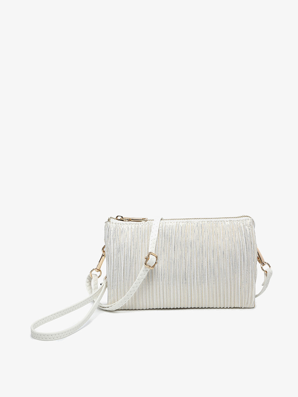 Riley Shimmer Stripe Crossbody/Wristlet