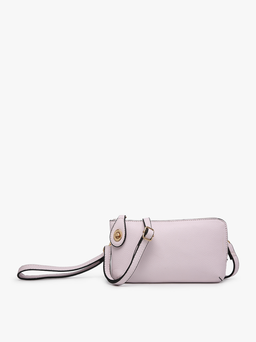 Kendall Crossbody Wristlet w/ Twist Lock Closure