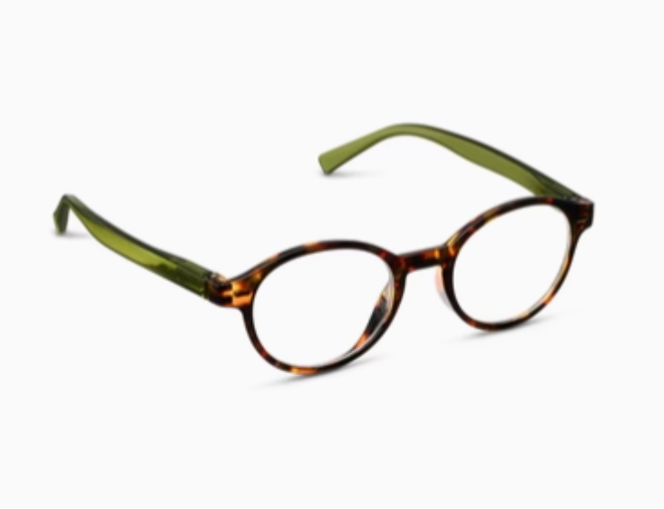 Peepers Dawson Reading Glasses - Tortoise/Green