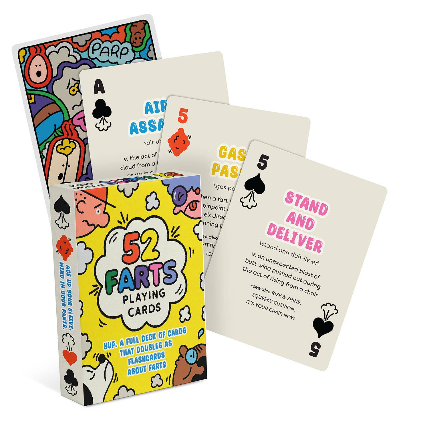 52 Fart Playing Cards