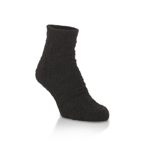 Cozy Quarter Socks - Black