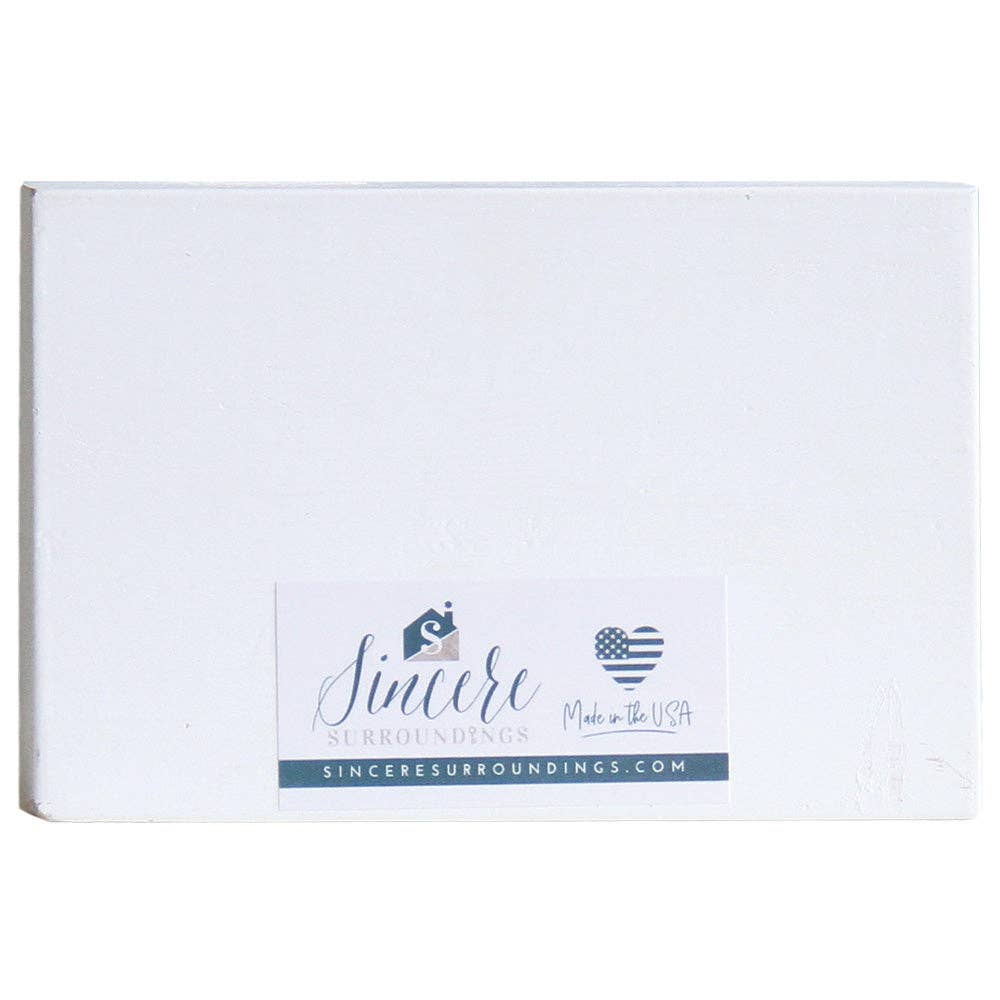 Christ Alone Flowers Small Sign