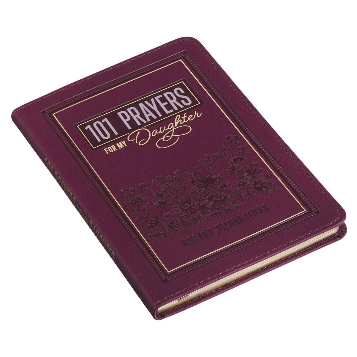 Gift Book 101 Prayers for My Daughter Faux Leather