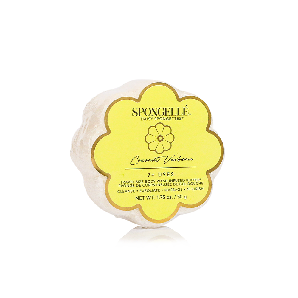 Coconut Verbena Daisy Spongette | Soap Sponge | White Lotus