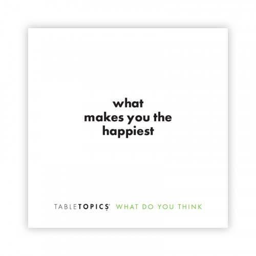 TABLETOPICS What Do You Think Conversation Starter Cards