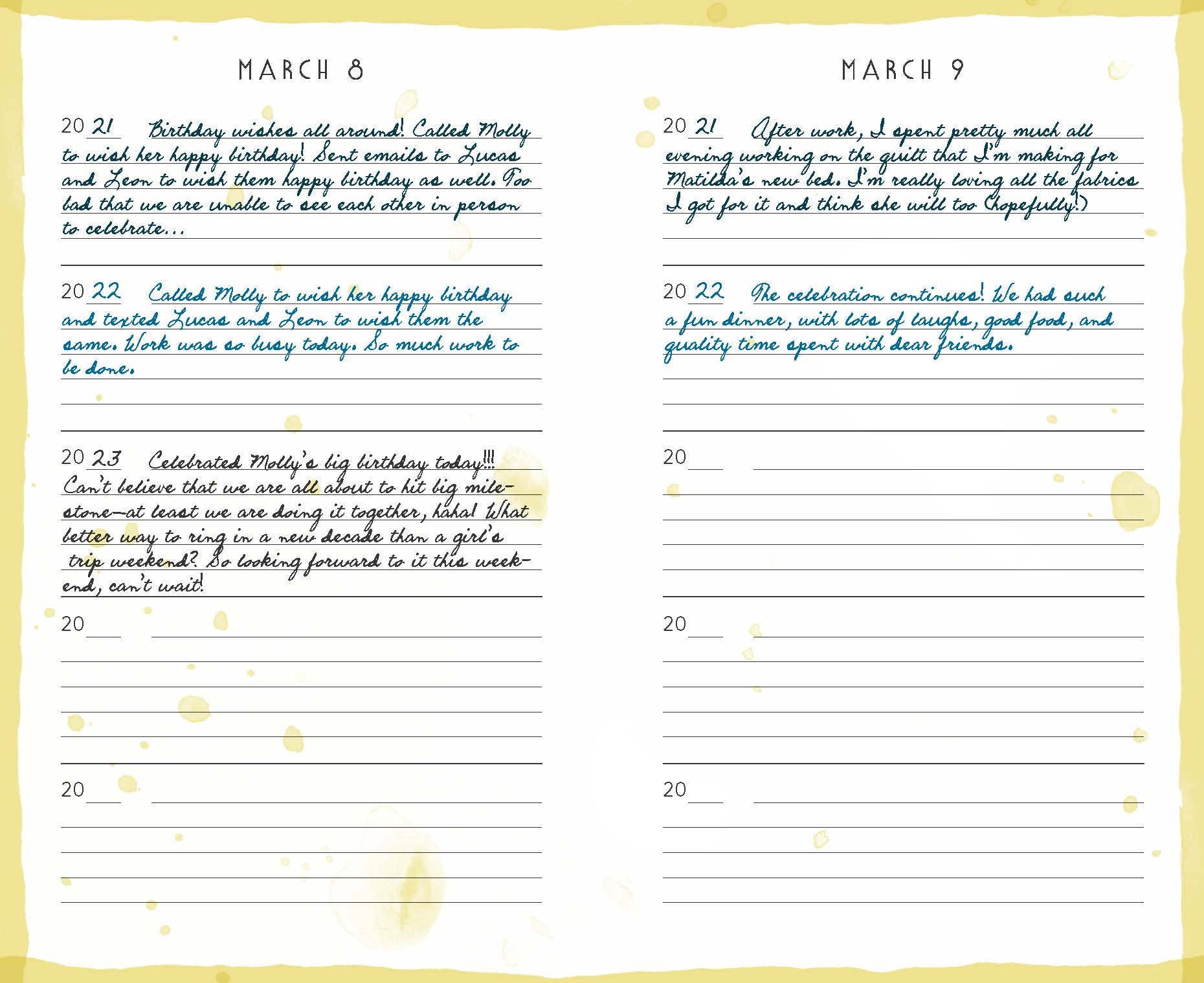 Rainbow One Line a Day