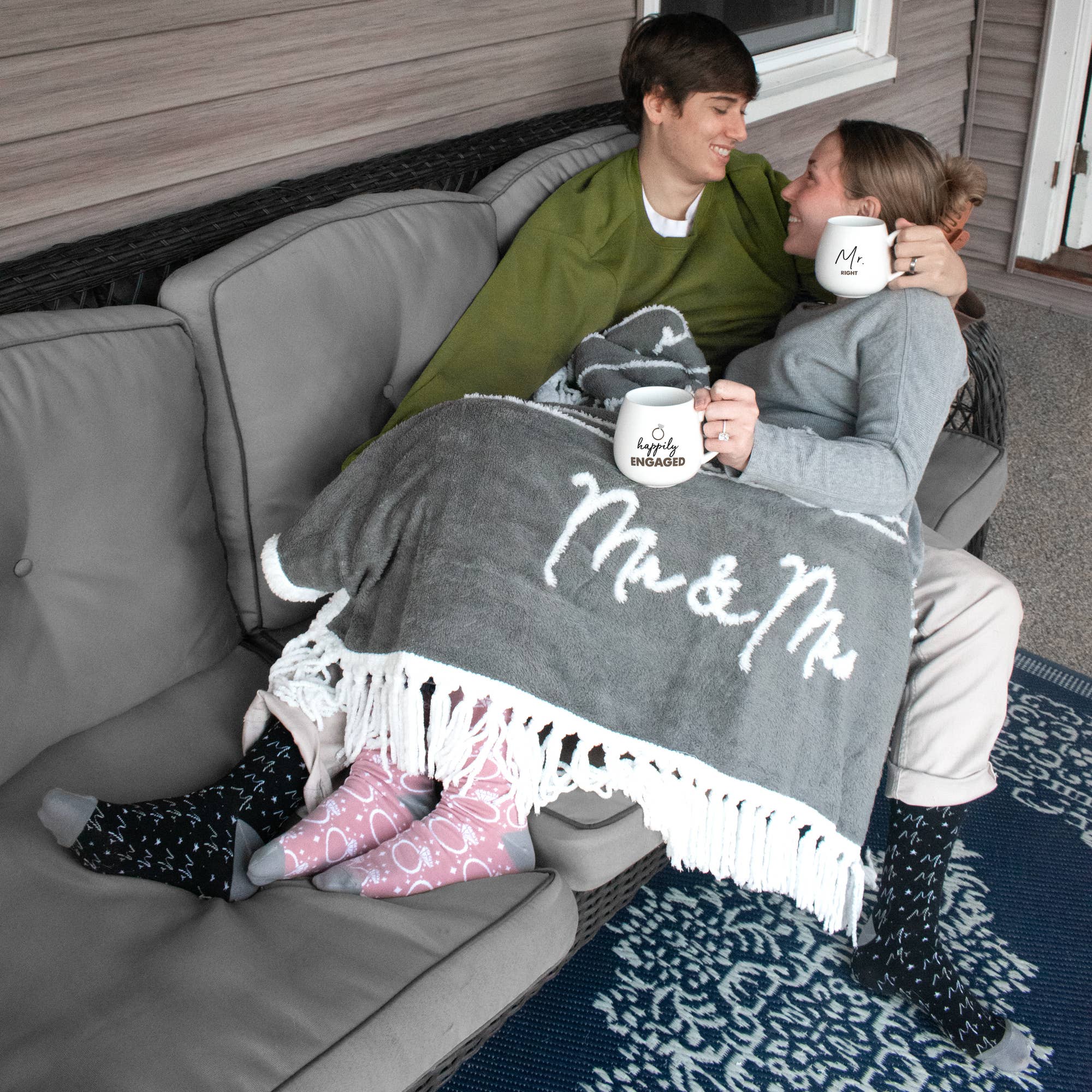 Happily Engaged Mug and Sock Set