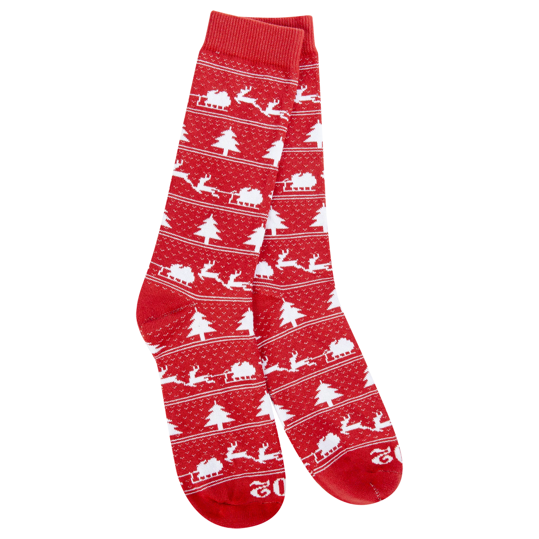 Red Sleigh Men's Crew Socks