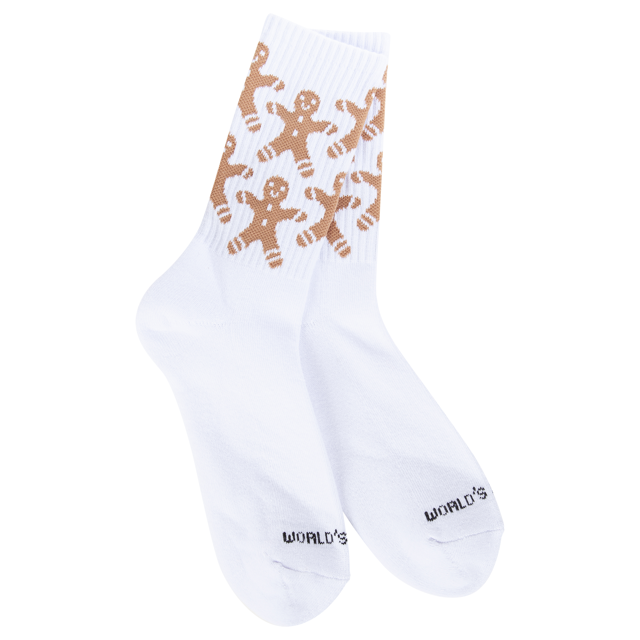 Gingerbread Sport Mini Crew Socks