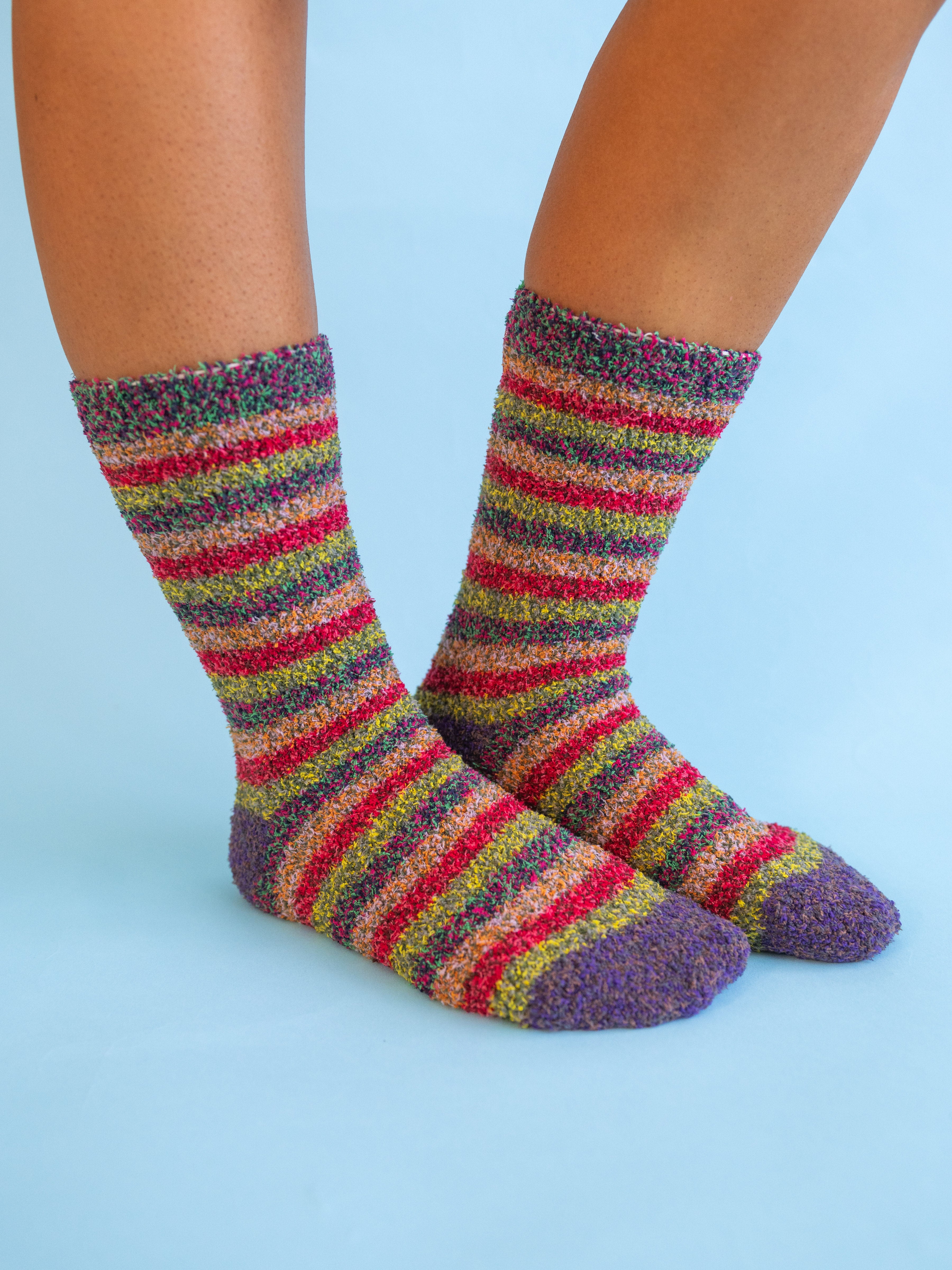 Cozy Crew Sock Fall Mutli