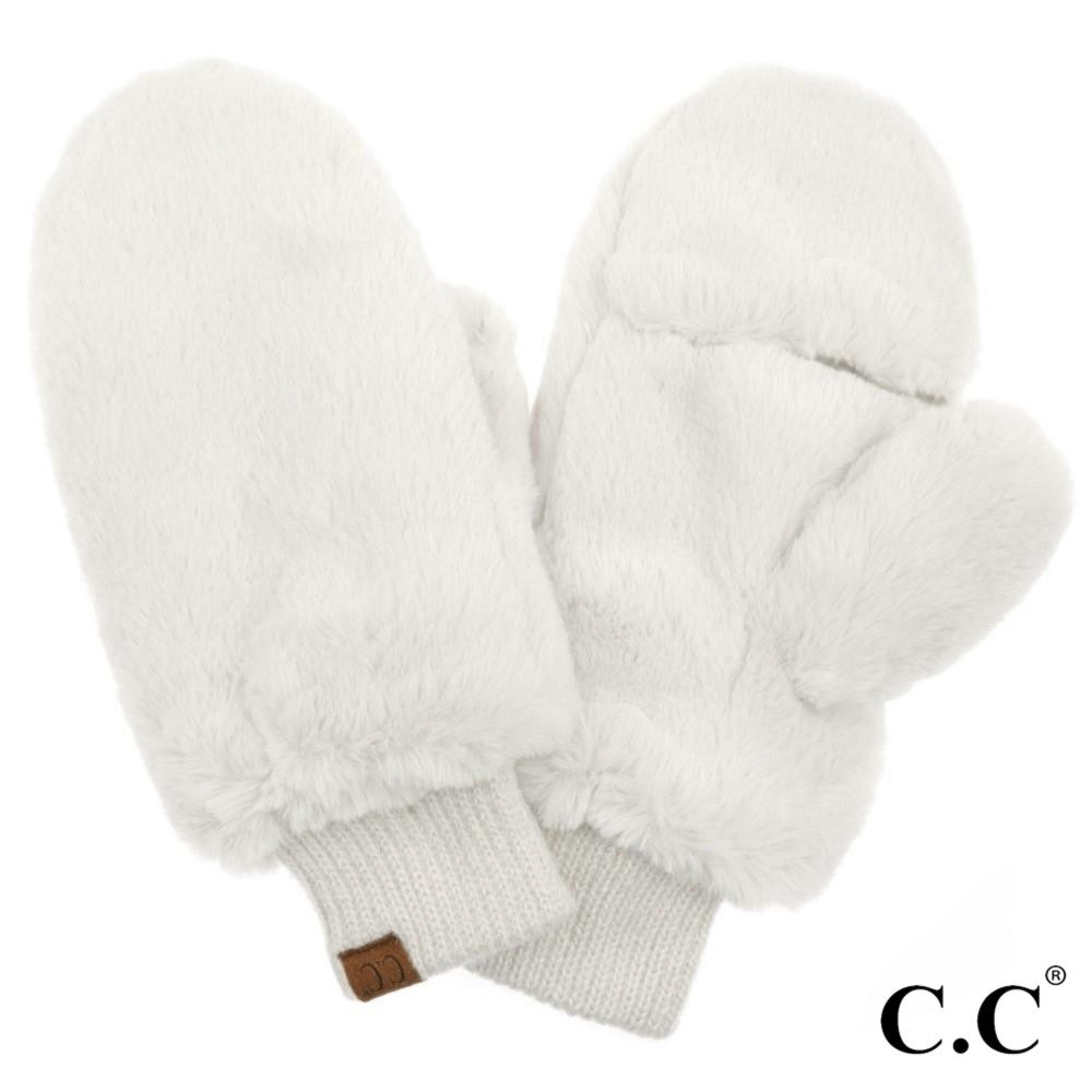 C.C. Faux Fur Mitten Glove