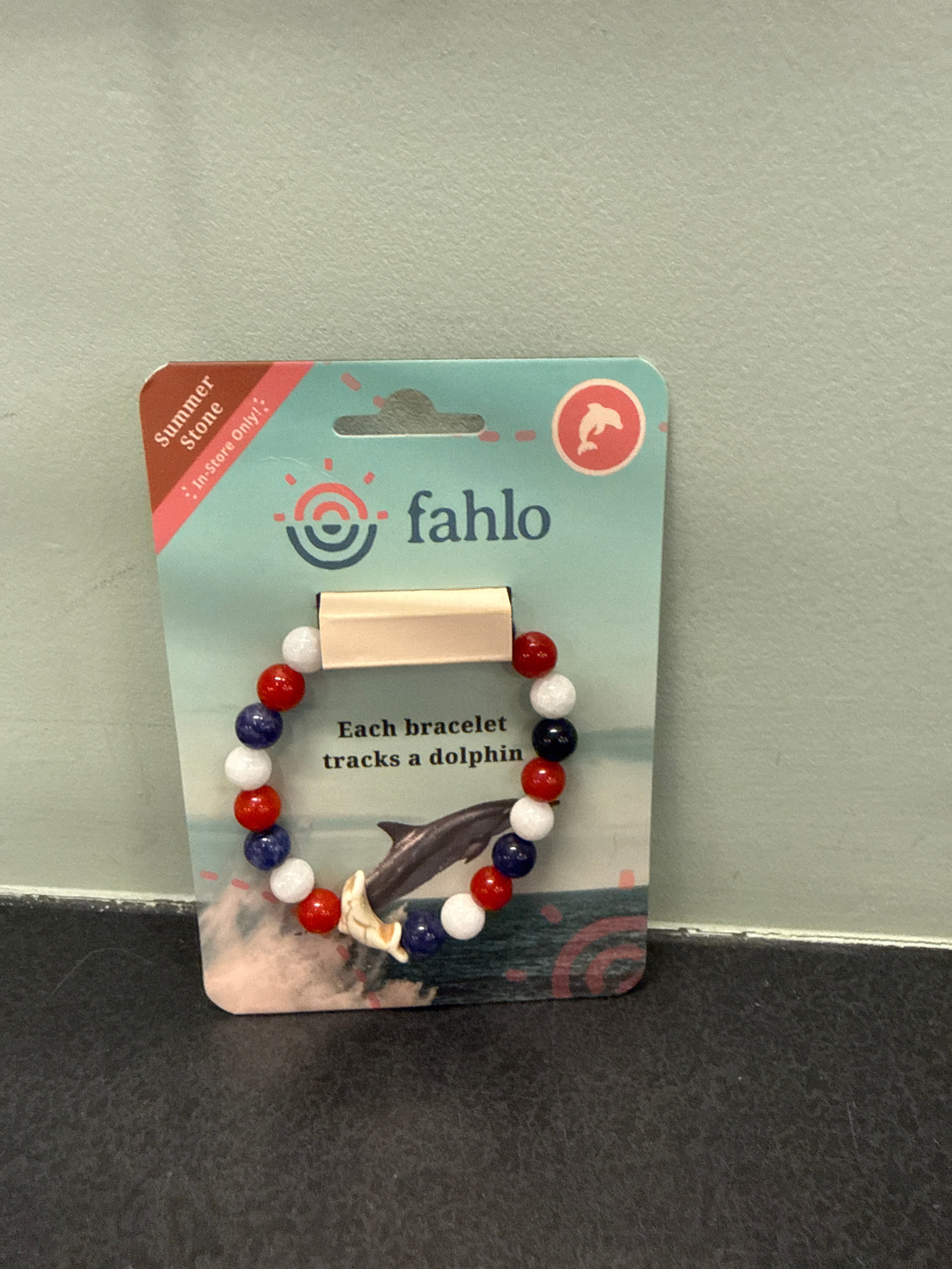 Fahlo Odyssey Summer Stone Bracelet - Track A Dolphin