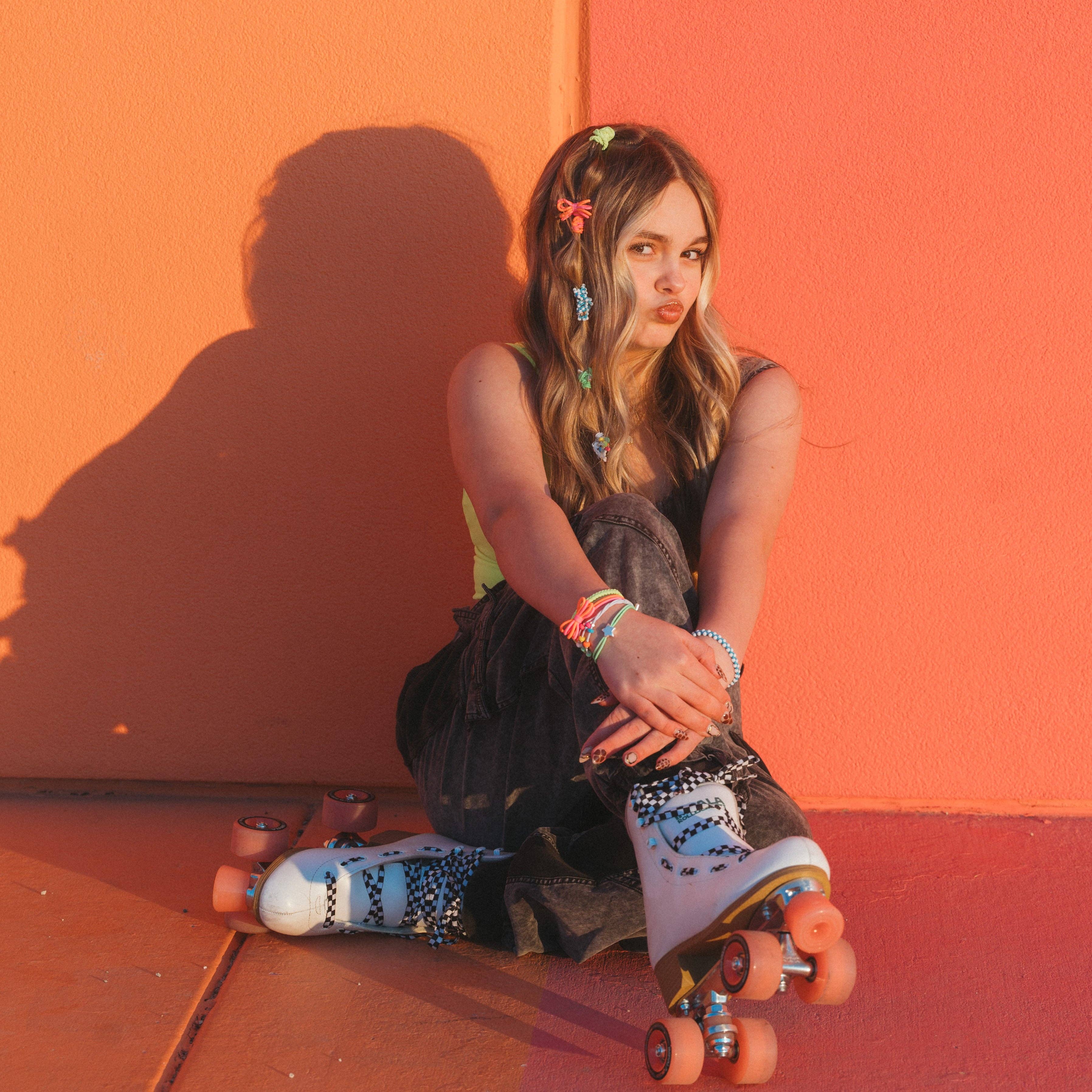 Glow Neon Hair Tie Bracelets with Silver Accents by K'lani
