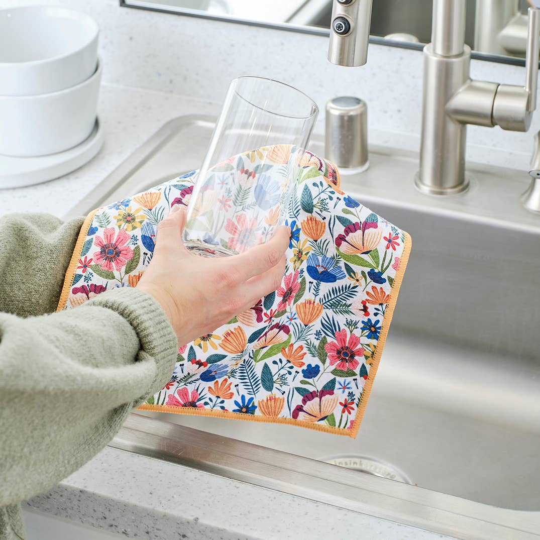 Field Of Flowers All Purpose Microfiber Towel Set