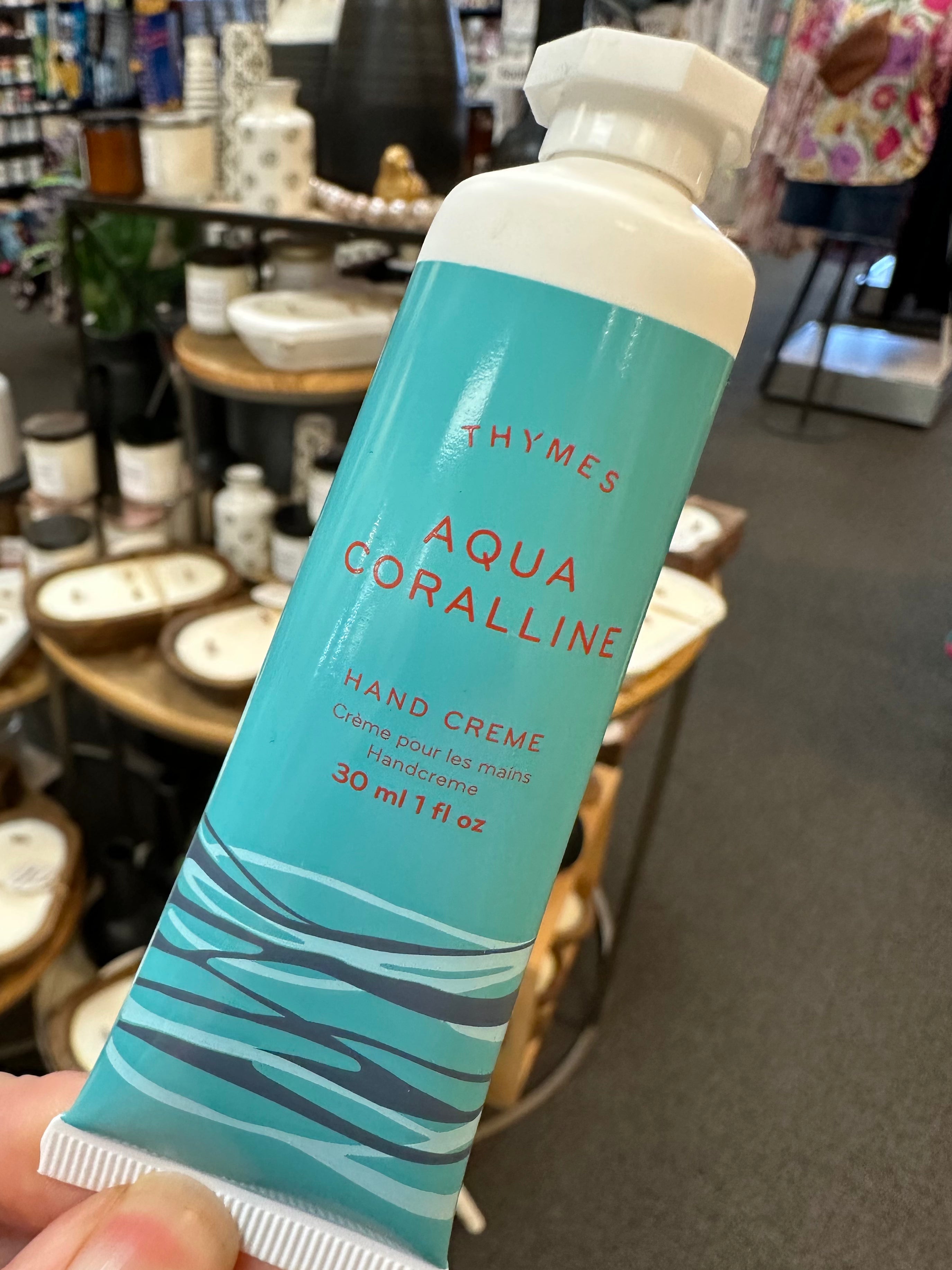 Thymes Aqua Coralline Hand Creme Petite