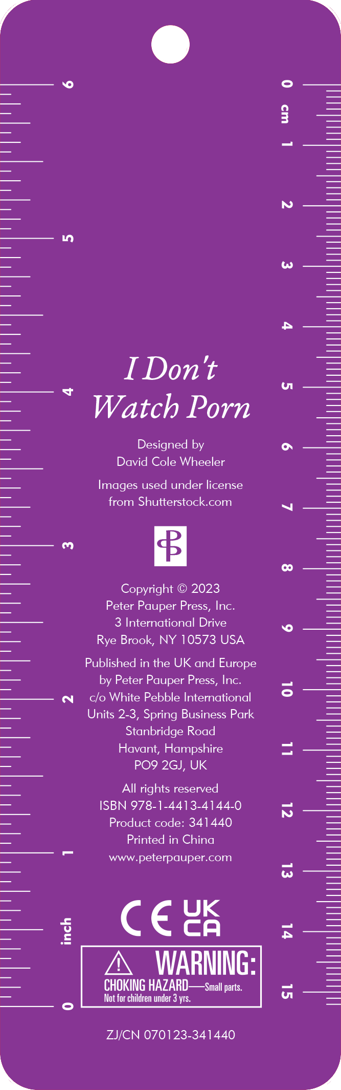 Don't Watch Porn Beaded Funny Bookmark
