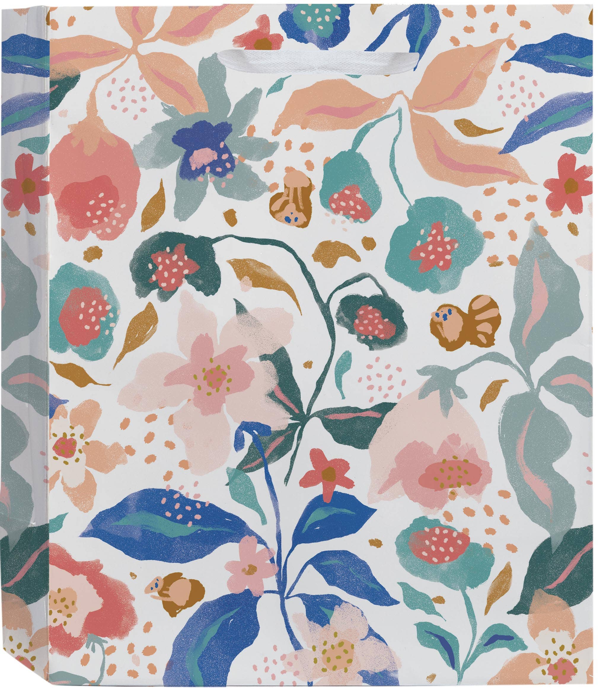Citrus Floral Medium Tote Bag
