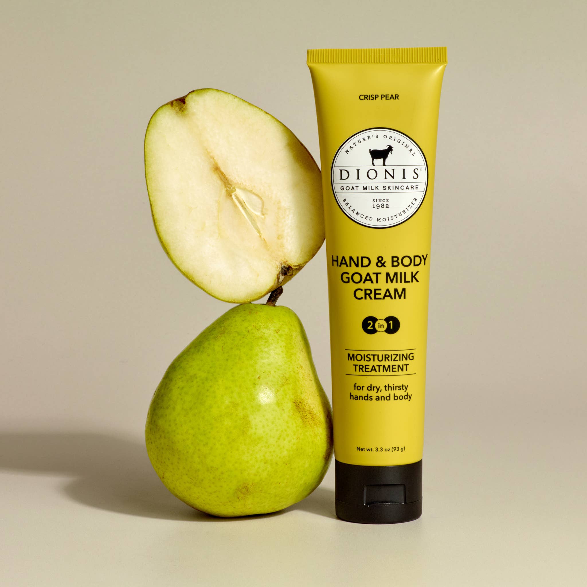 Dionis Crisp Pear Hand & Body Cream, 3.3 oz