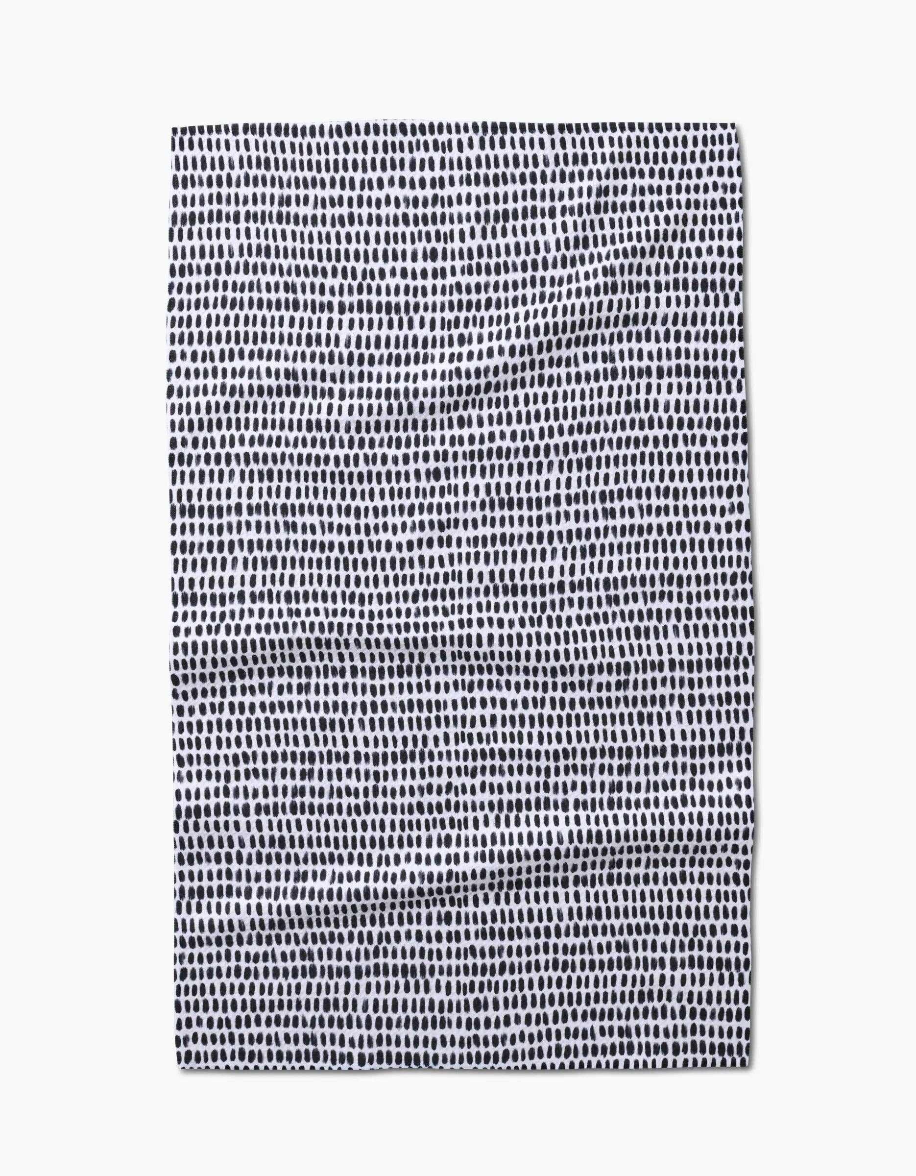 Geometry Dot Dot Dot Fresh Linen Tea Towel