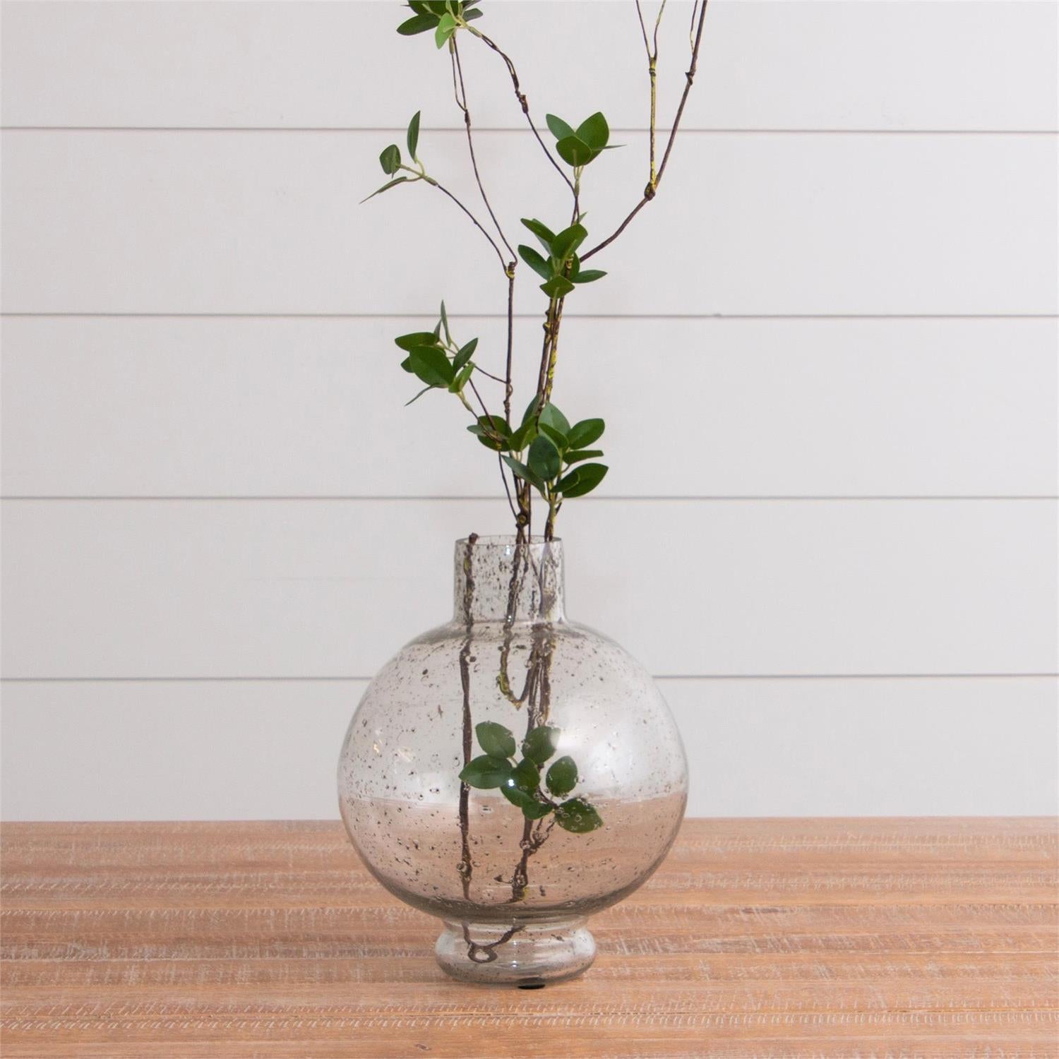 Artisan-Craft Speckled Bubble Glass Vase FINAL SALE
