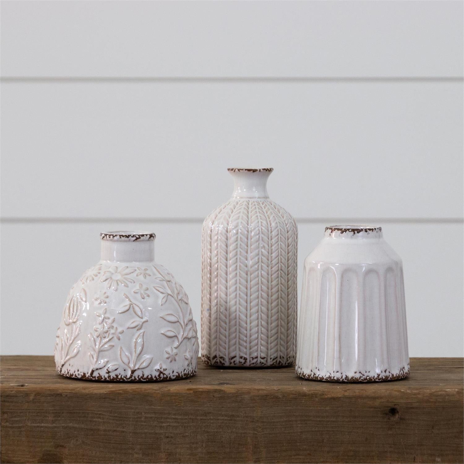 Textured Pattern Vase FINAL SALE