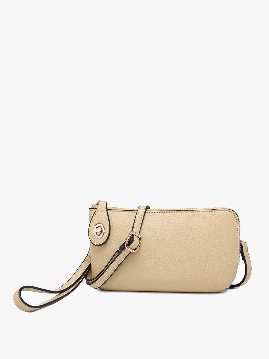 Kendall Crossbody Wristlet w/ Twist Lock Closure