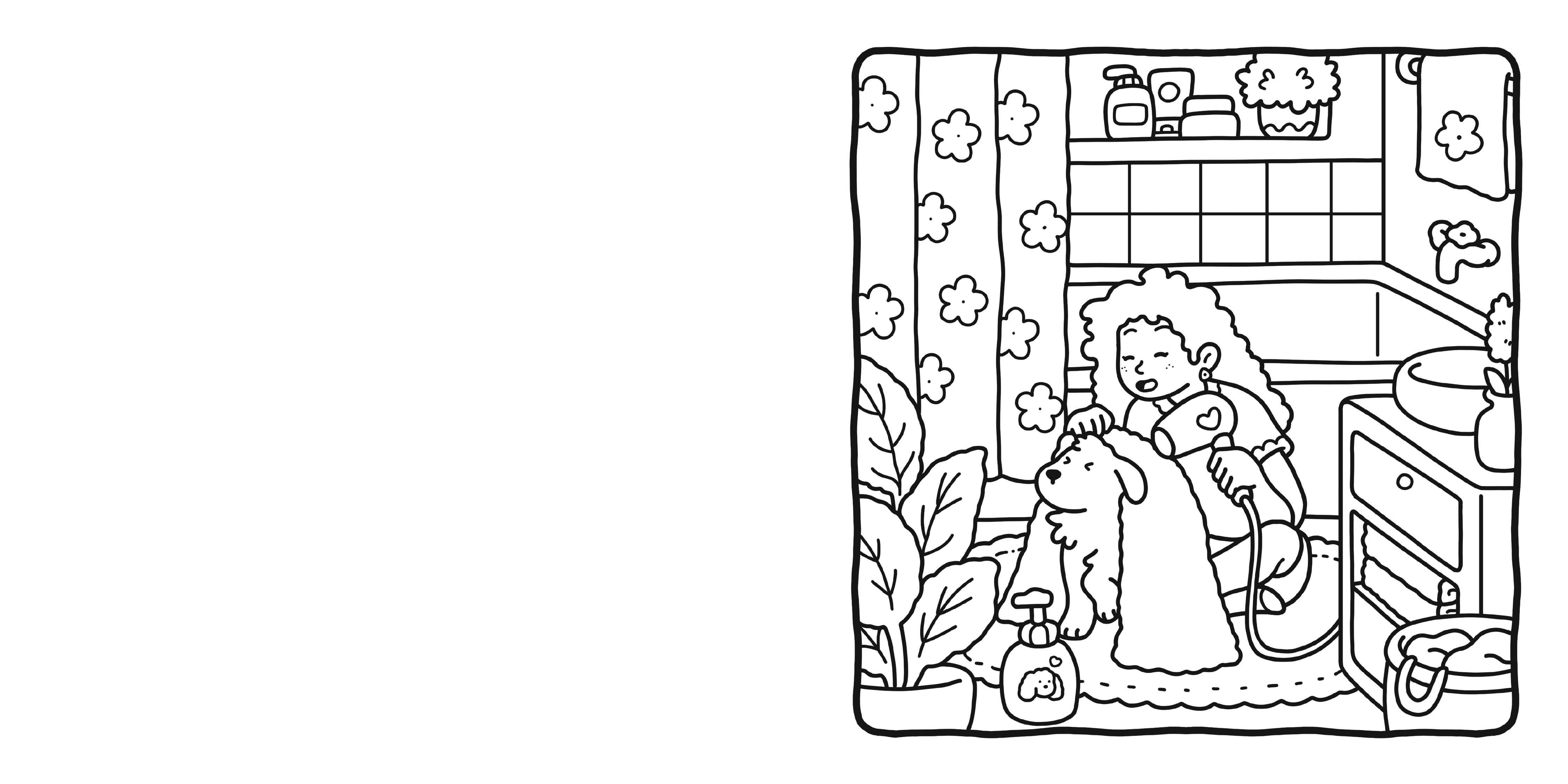 Girl Moments Coloring Book by Coco Wyo