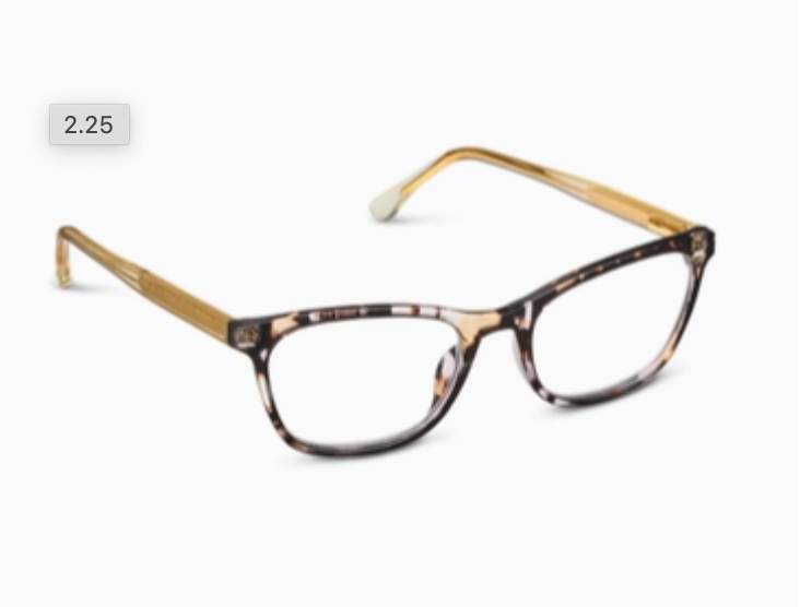 Peepers Winnie Blue Light Reading Glasses - Sand Quartz/Taupe