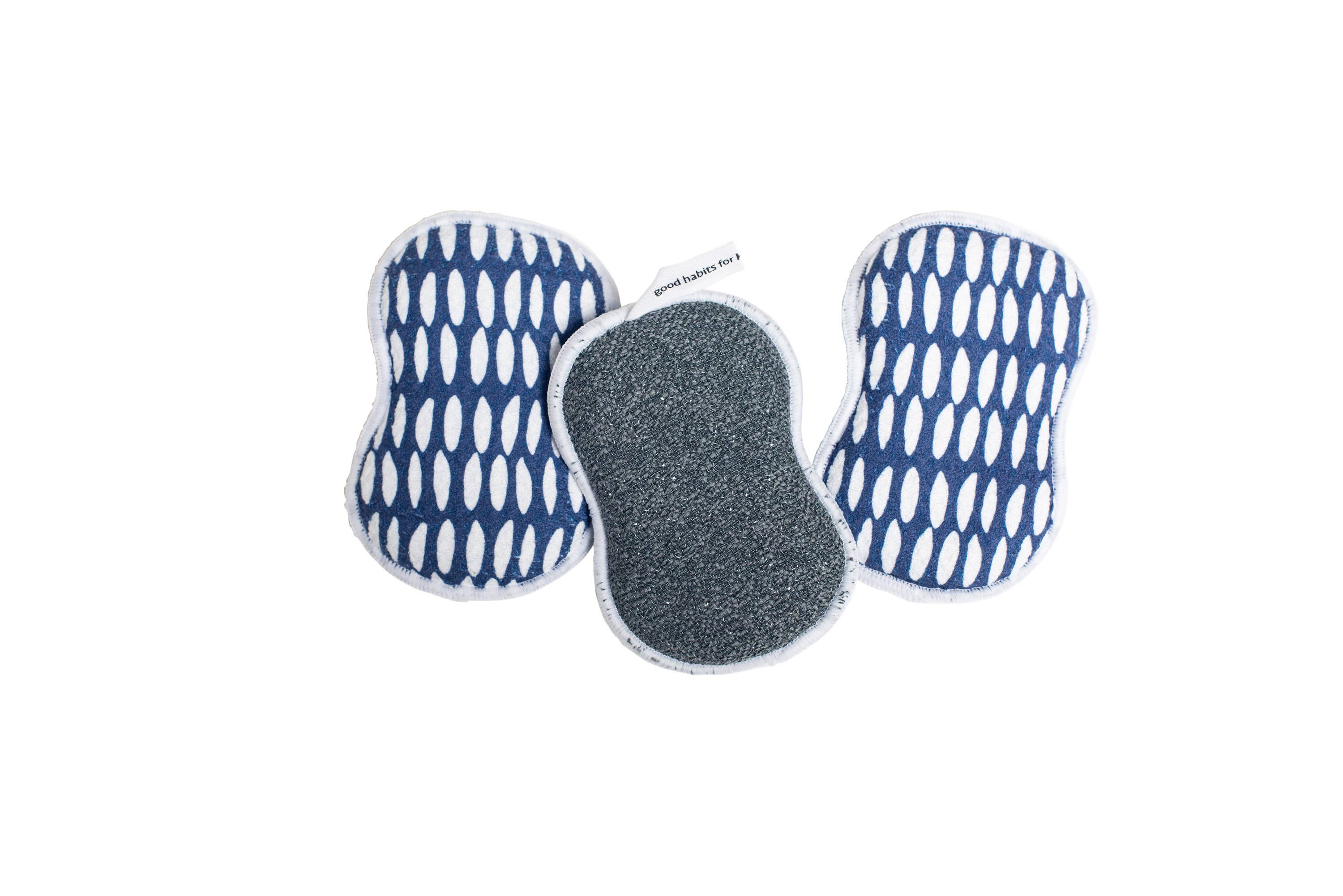 RE:usable Sponge Set of 3 - Beans Design