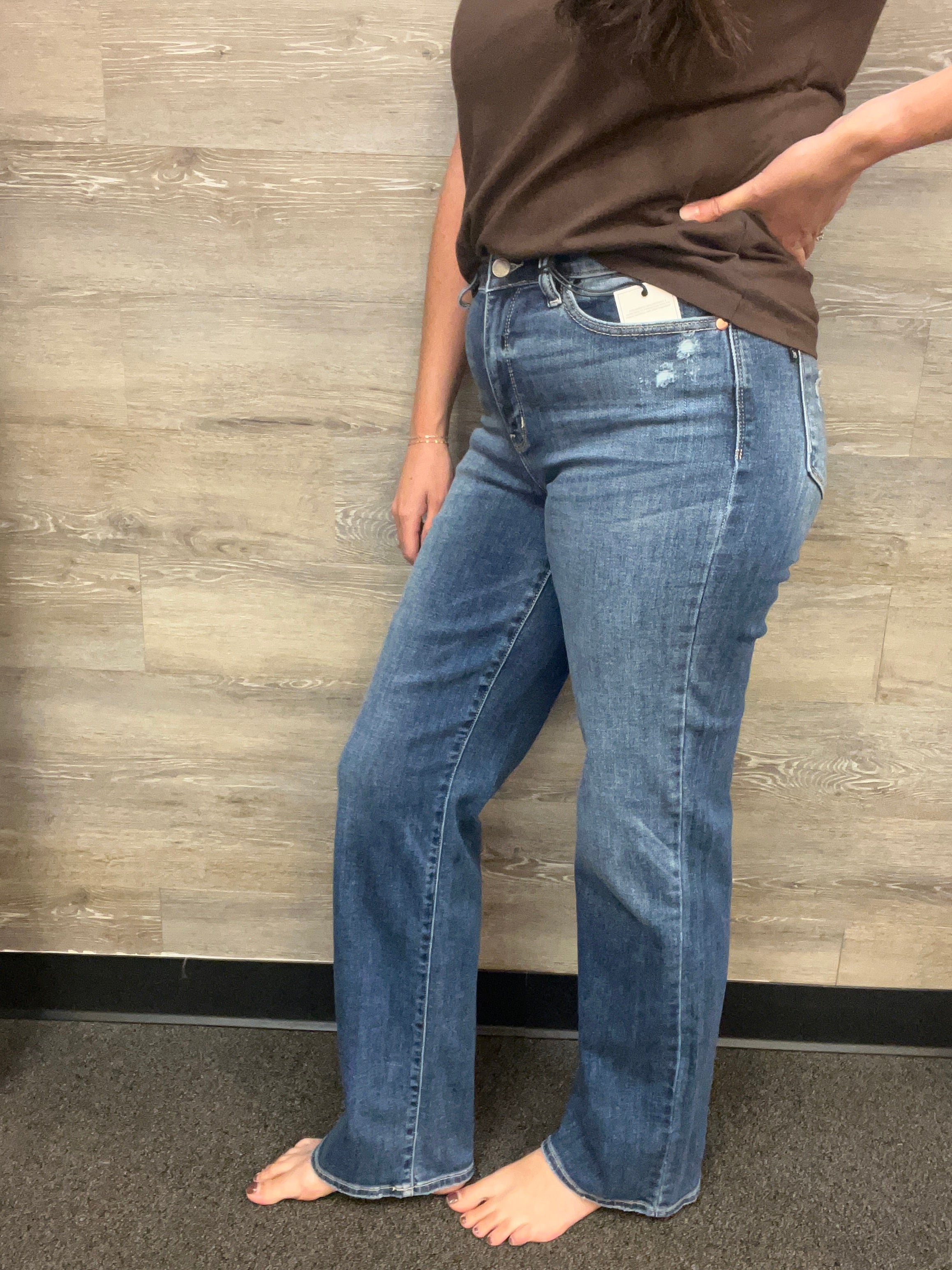 Judy Blue High Waist 90's Straight Jeans