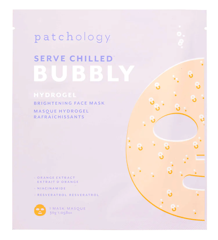 Patchology Bubbly Brightening Hydrogel Face Mask
