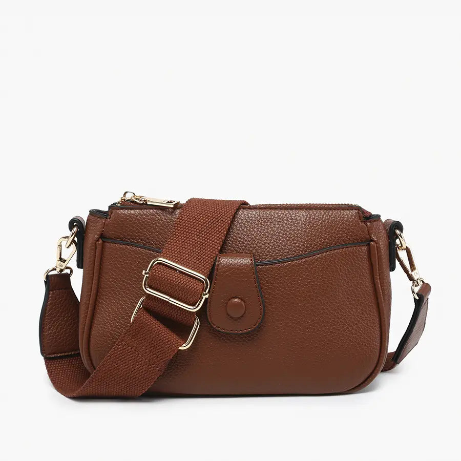 Kallie Snap Front Crossbody Bag