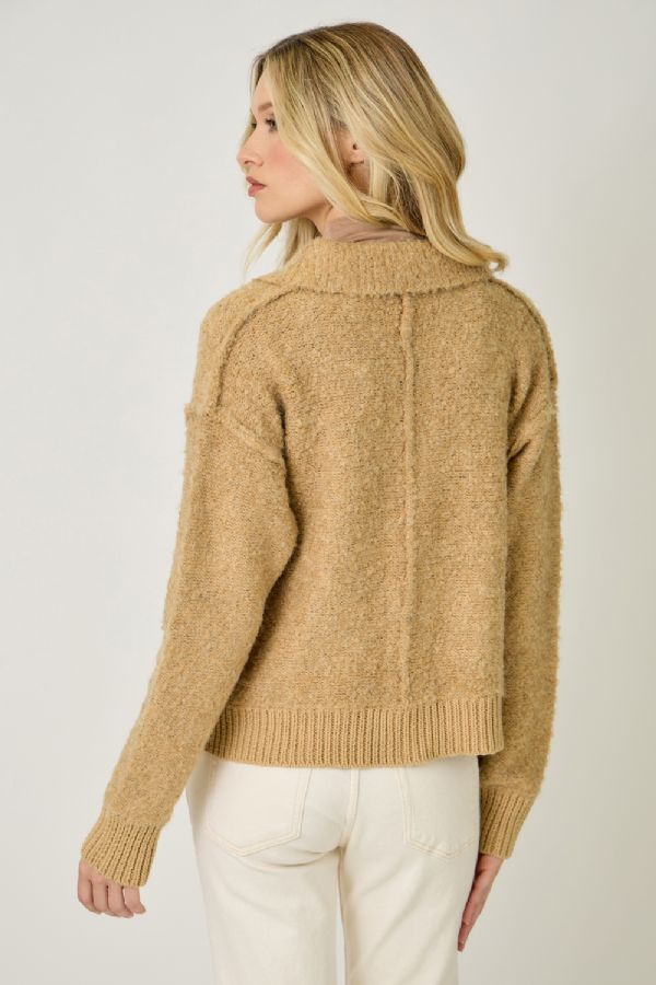 Zip Up Sweater Jacket